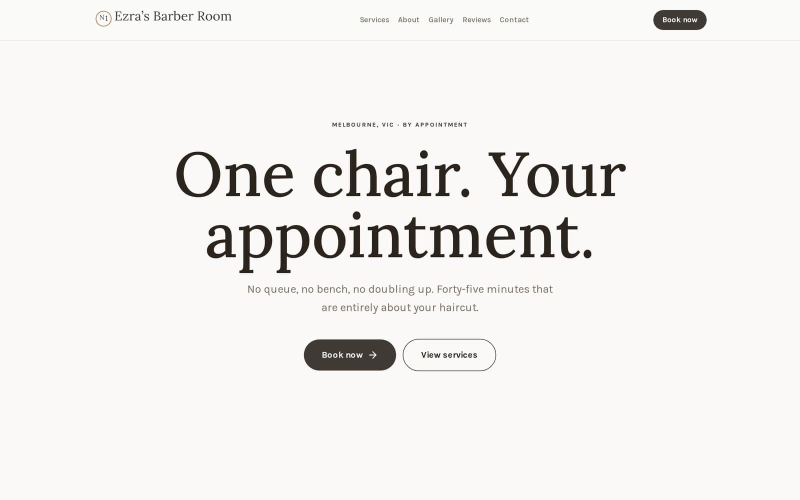 benotely.com/ezras-room - Home page