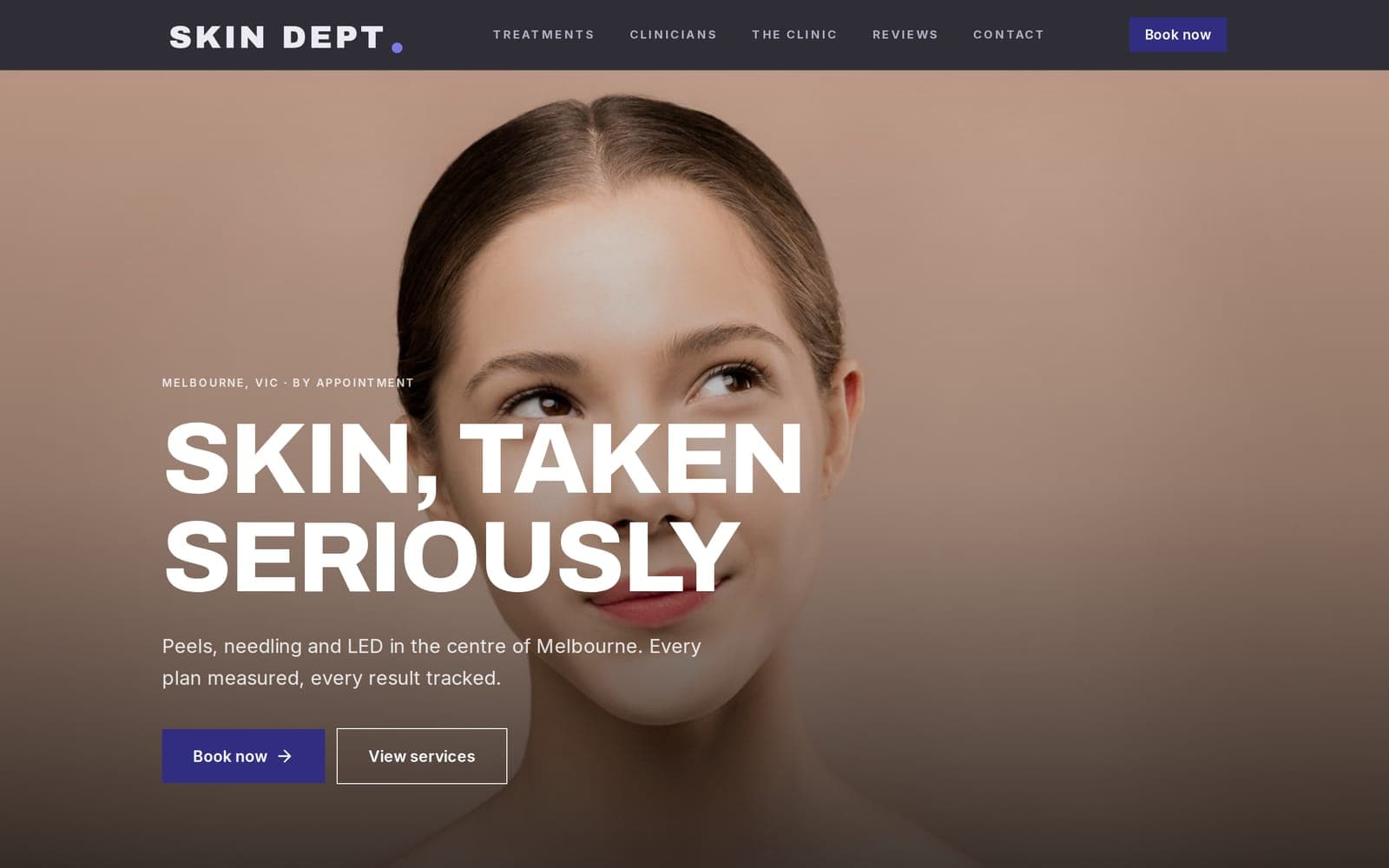 benotely.com/skin-dept - Home page
